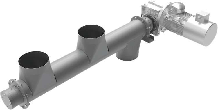 Estrattore a coclea tubolare