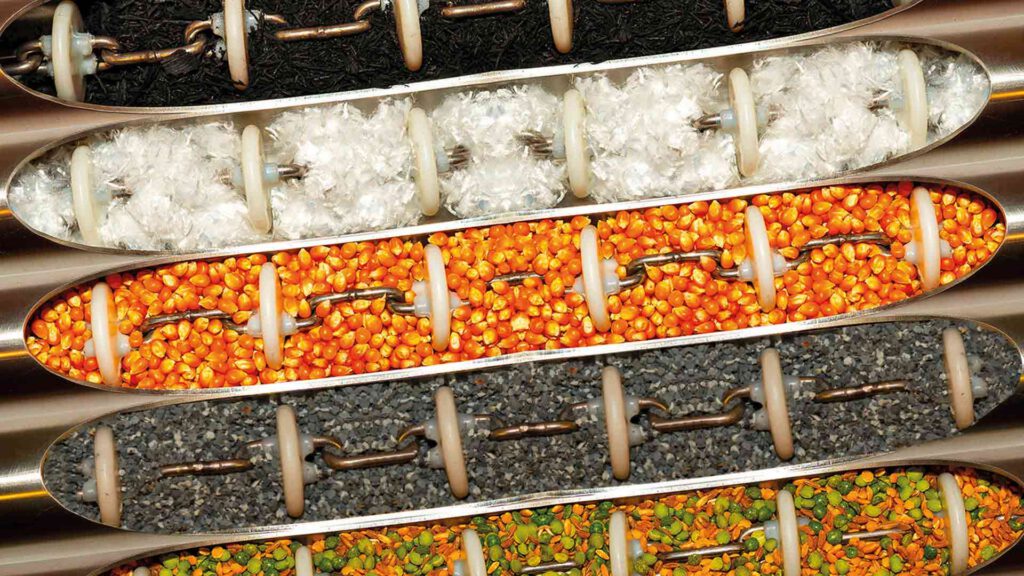 Materiali trasportati con convogliatori HiWay