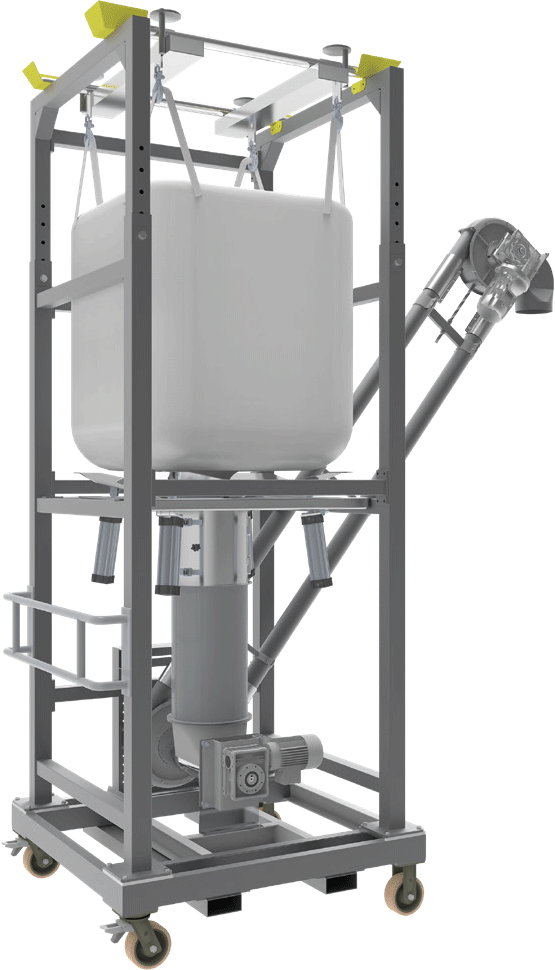 Svuota big bag carrellato