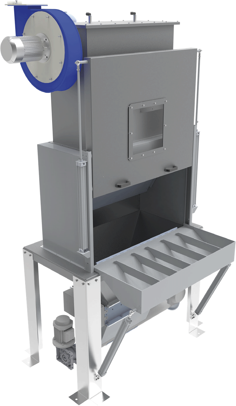 Industrial bag cutters for bulk material discharge – HiWay