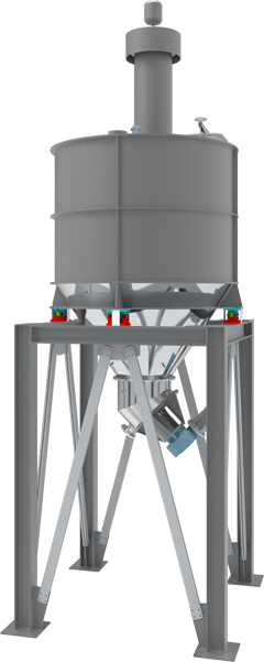 Miscelatore con svuota big bag