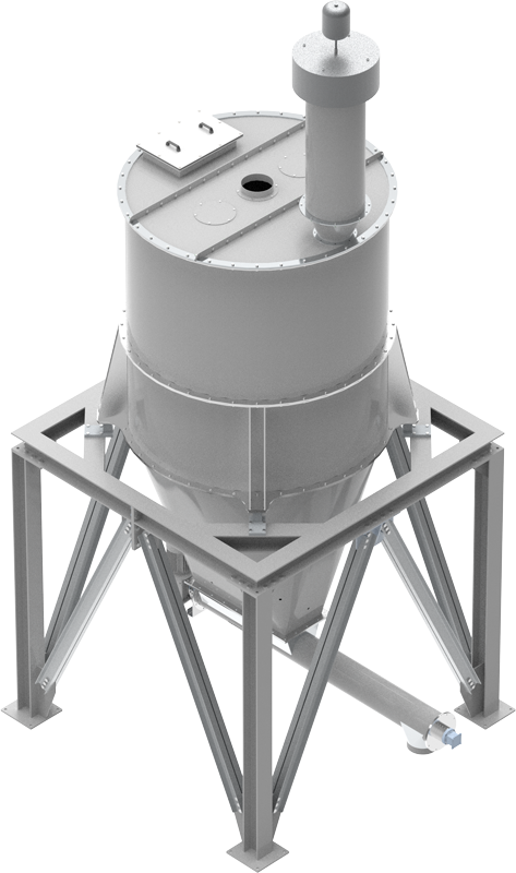 Tramoggia con basamento FE